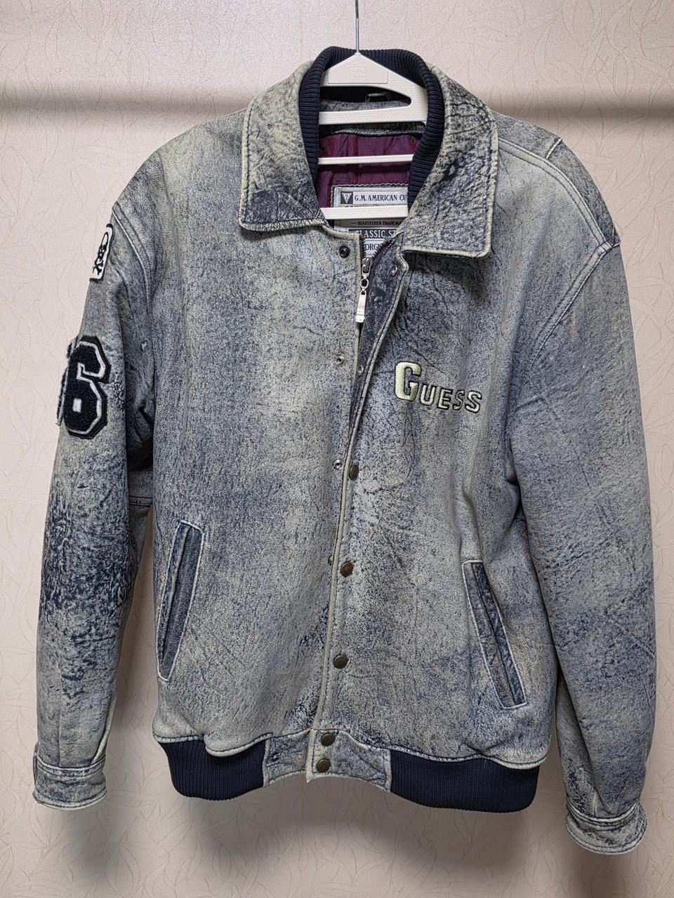 게스 양가죽 자켓