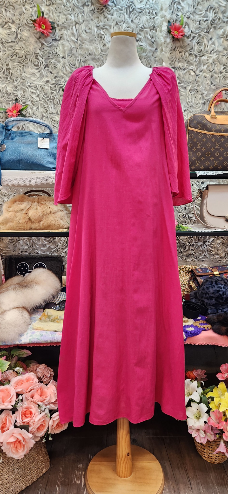 HOUSE DFLOTUS 면 혼방 디자인 이쁜 롱원피스 (66 77)