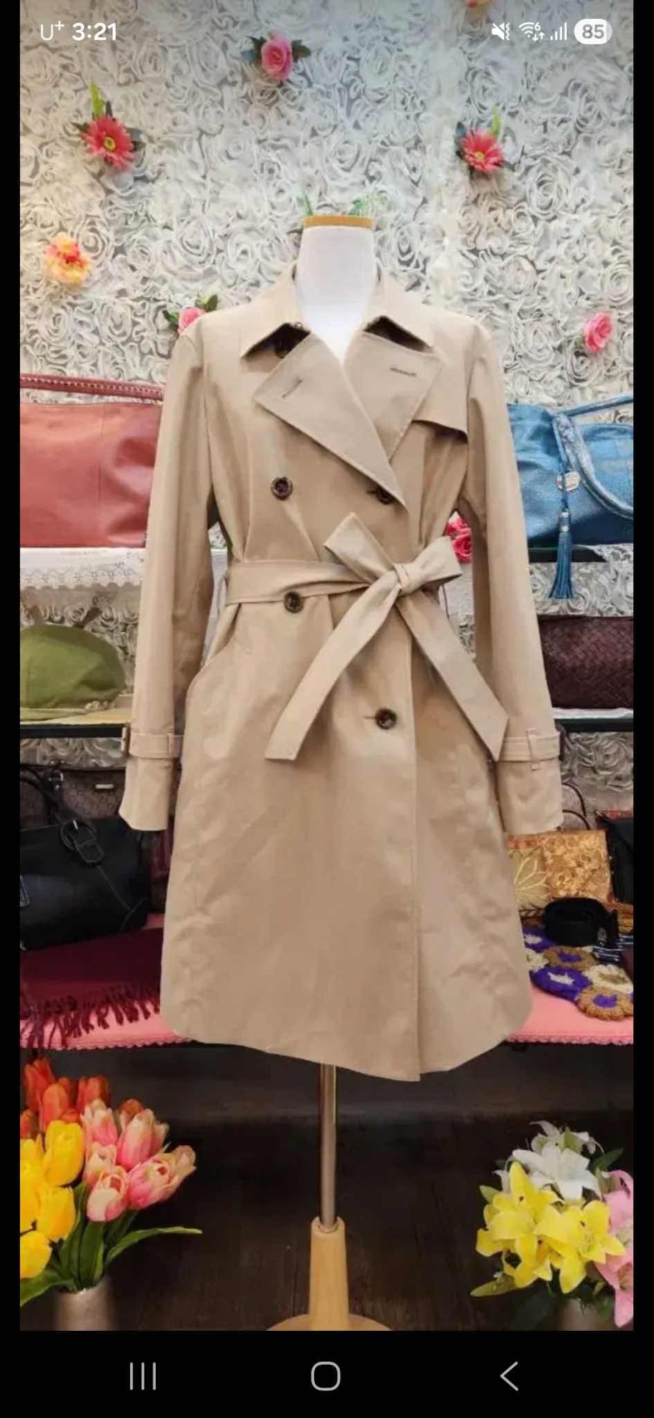 LES MUSE 트렌치 코트 (누빔내피 포함) (77 88)