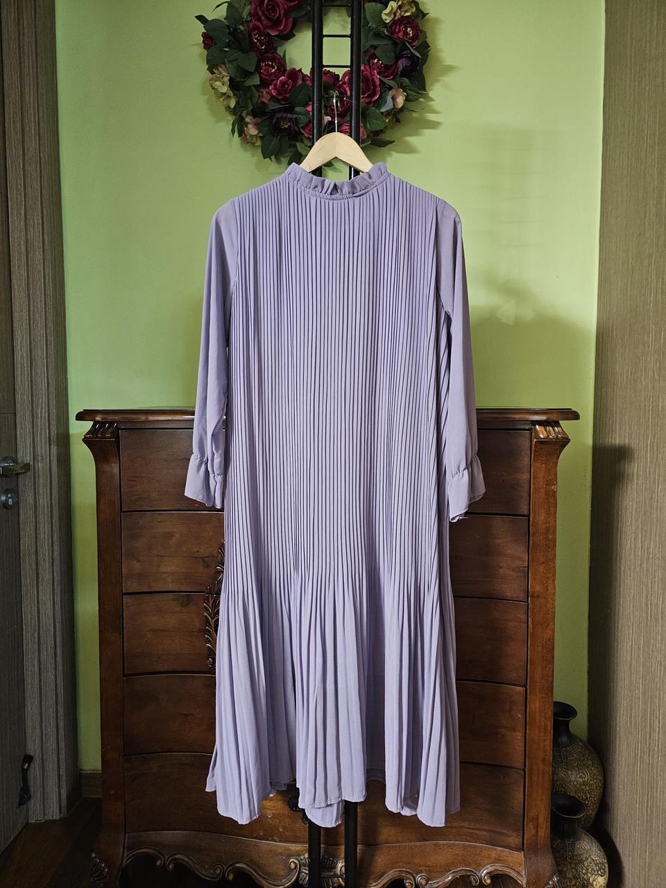 베르소 라벤더 롱원피스