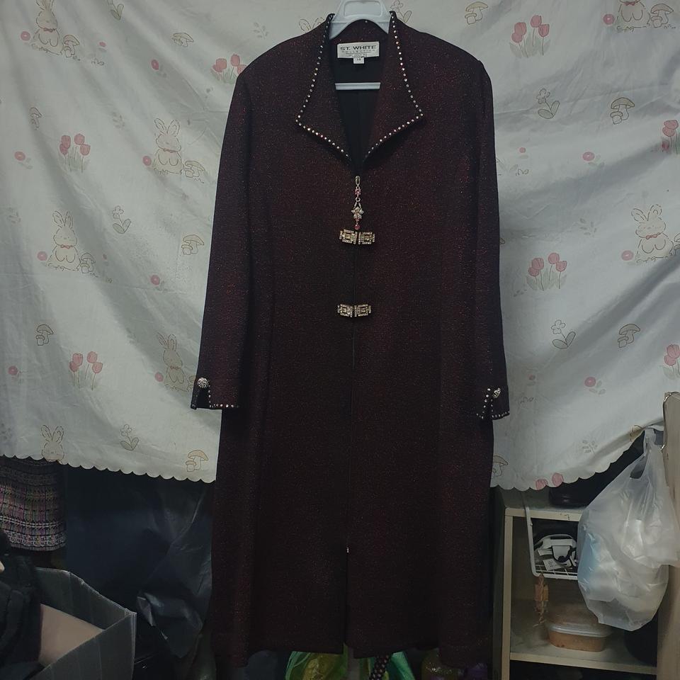 센존  컬렉션  ( 크리스탈배색)   니트  짚업   원피스