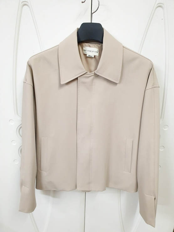 라퍼지스토어 남성 오버핏 크롭 블루종 M