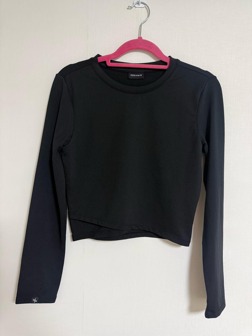 제시믹스 컴포트 슬리브 긴팔티 L(66~77) 필라테스 운동복 런닝 래쉬