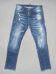 [32] 디스퀘어드2 멀티페인팅 레드탭 쿨가이진 청바지