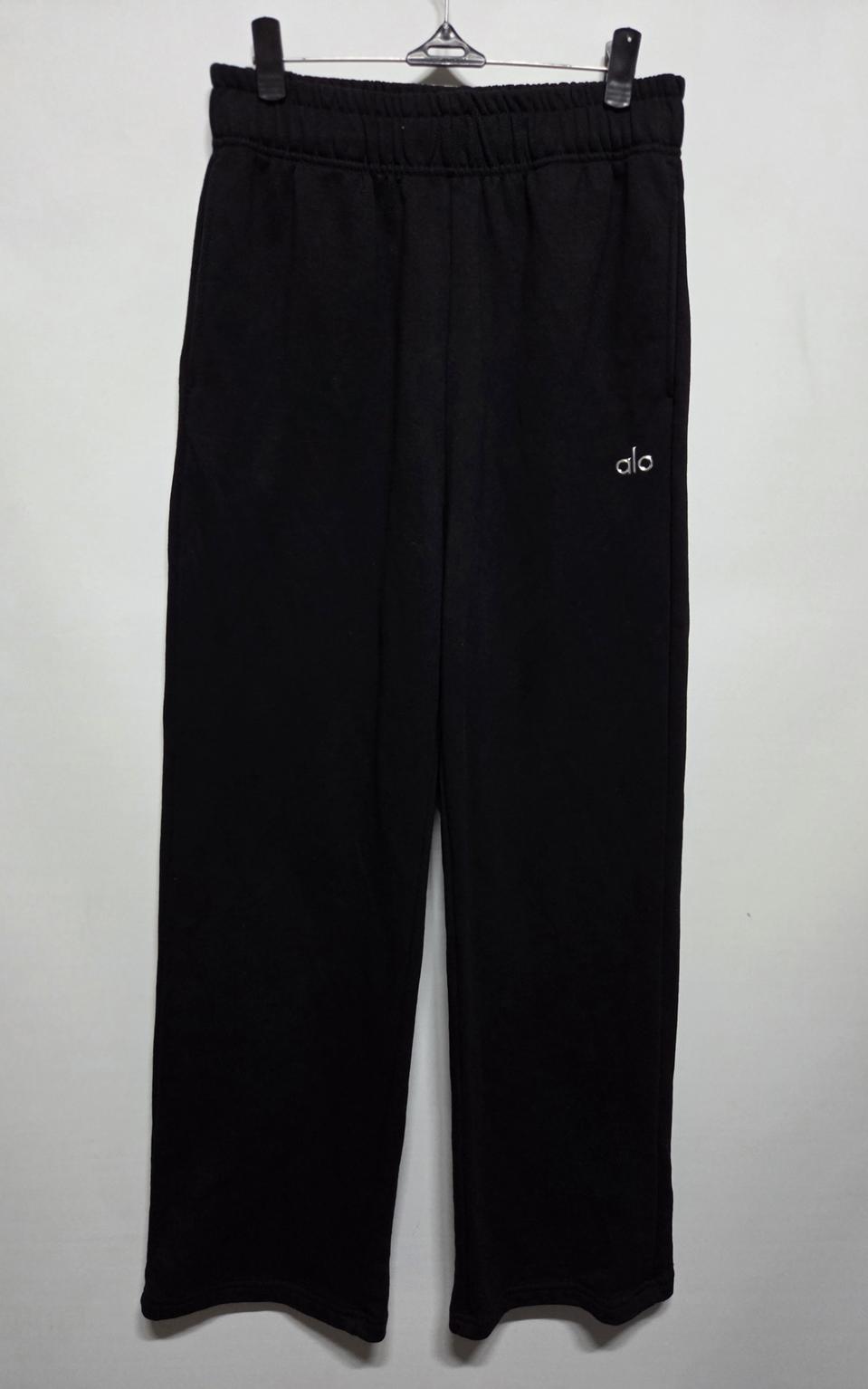 (28~30) 정품) 알로 블랙와이드 트레이닝 팬츠 M/TP