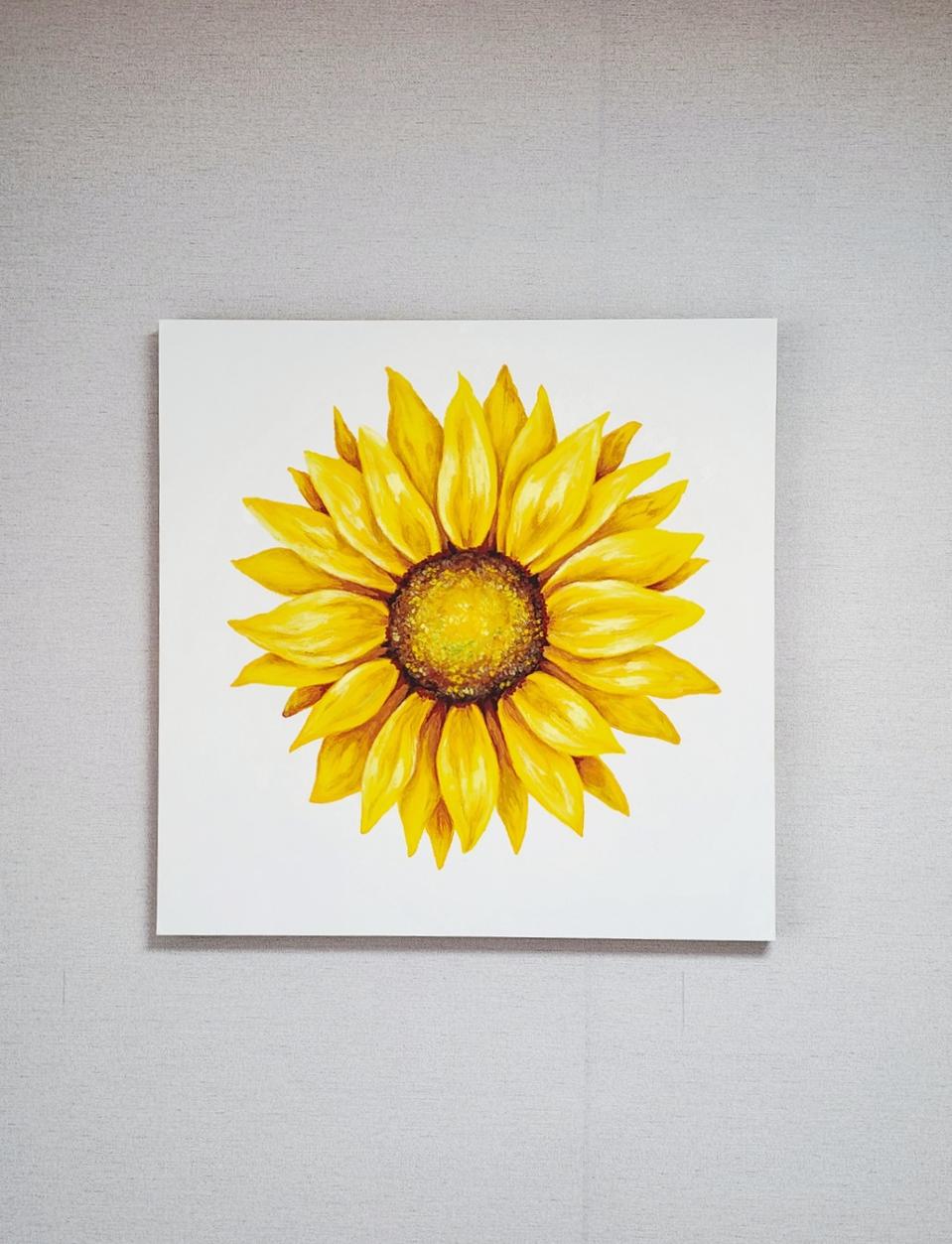 해바라기 그림액자