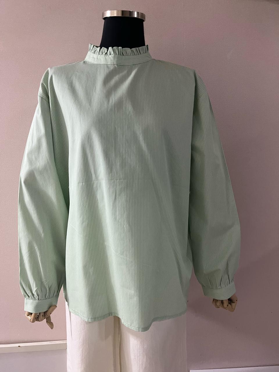 잔스트프릴블라우스(연두)