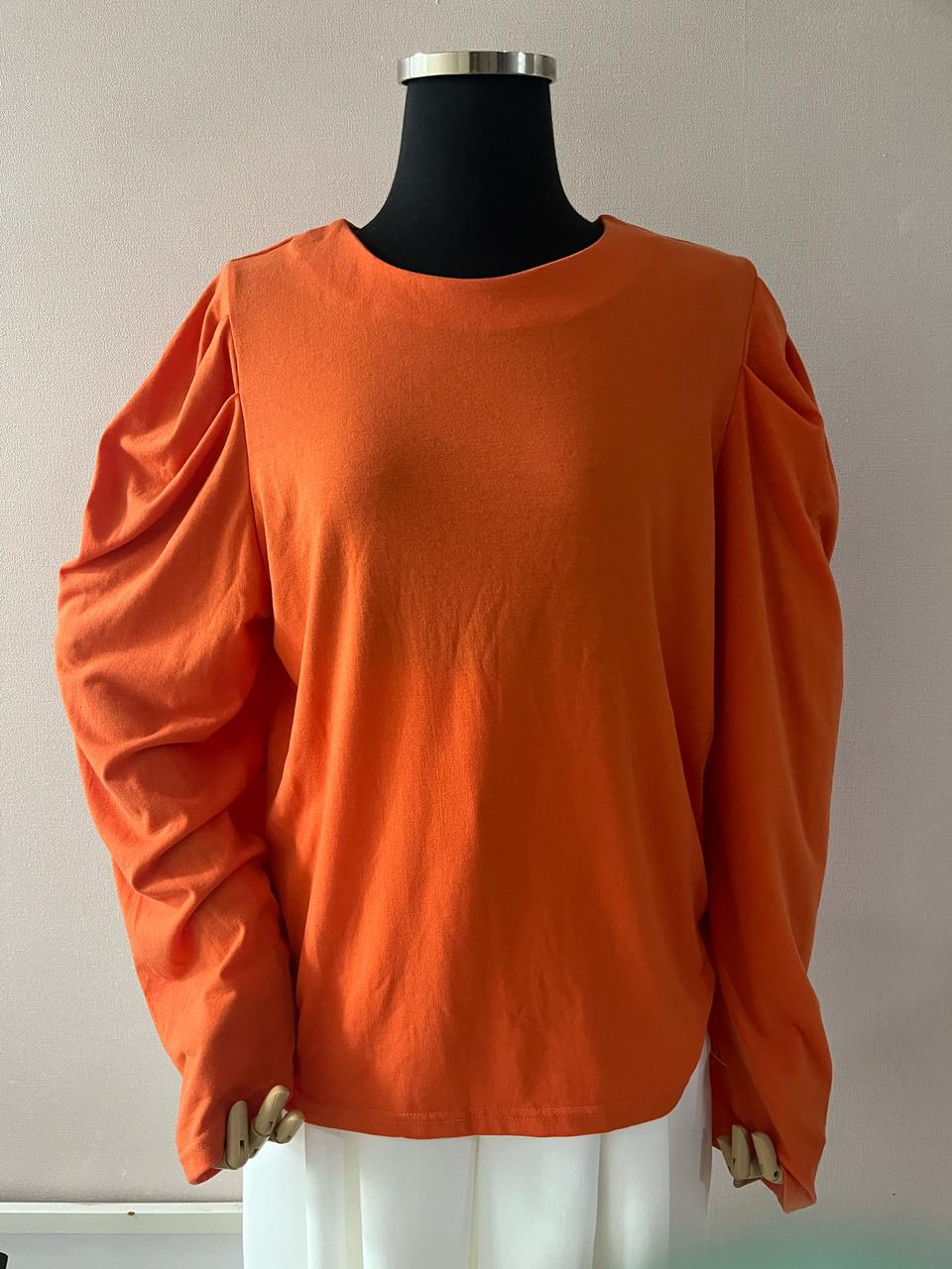 오렌지핀턱퍼프티