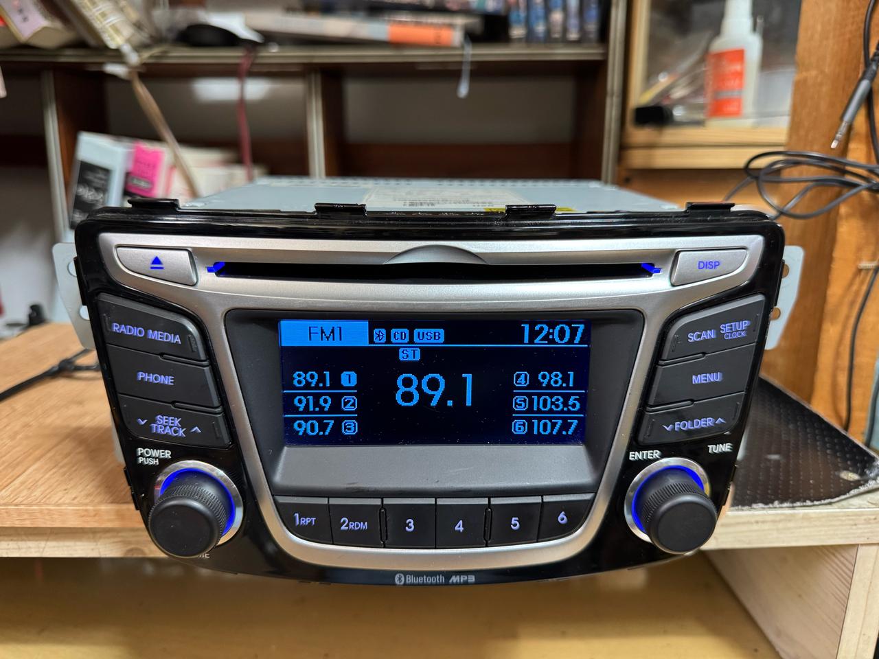 신형엑센트 3세대 블루투스오디오