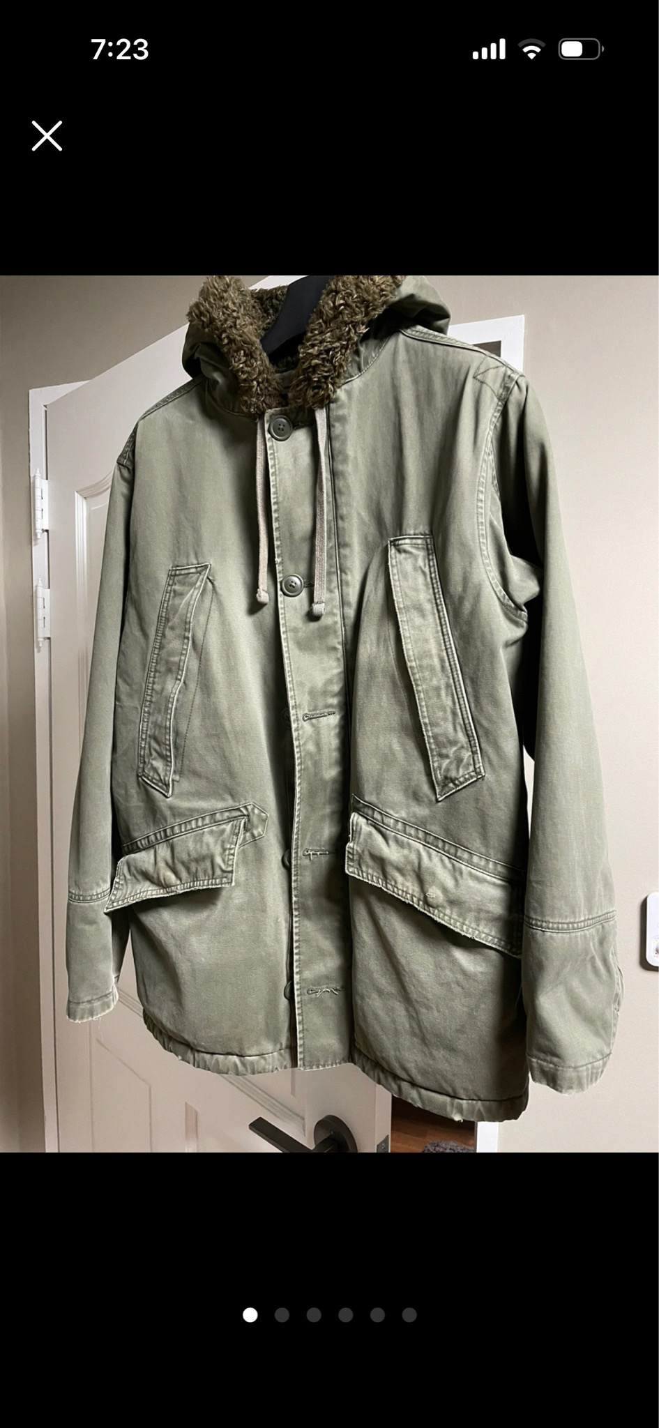 아베크롬비. 야상자켓