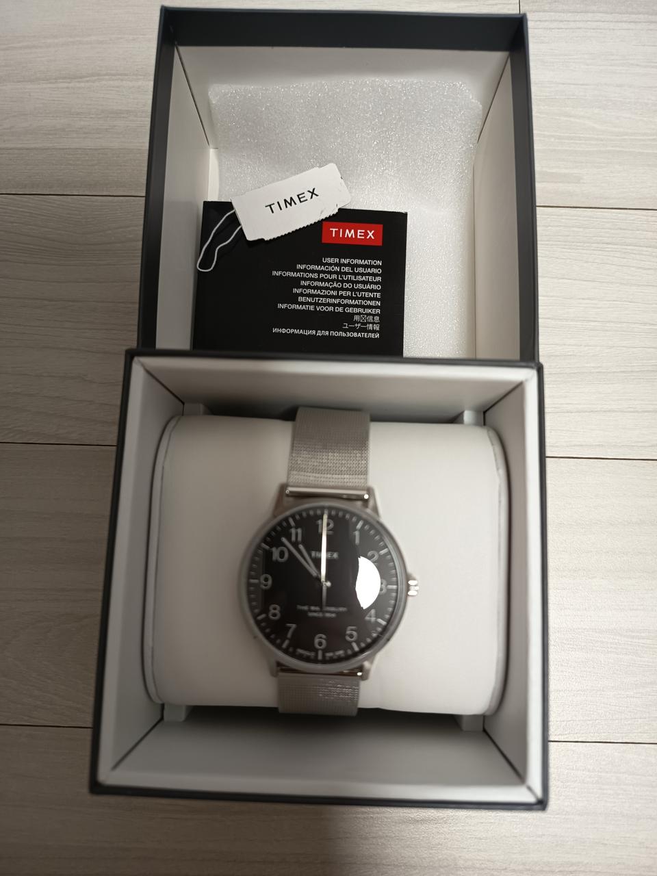 새상품 타이맥스 워터베리 시계