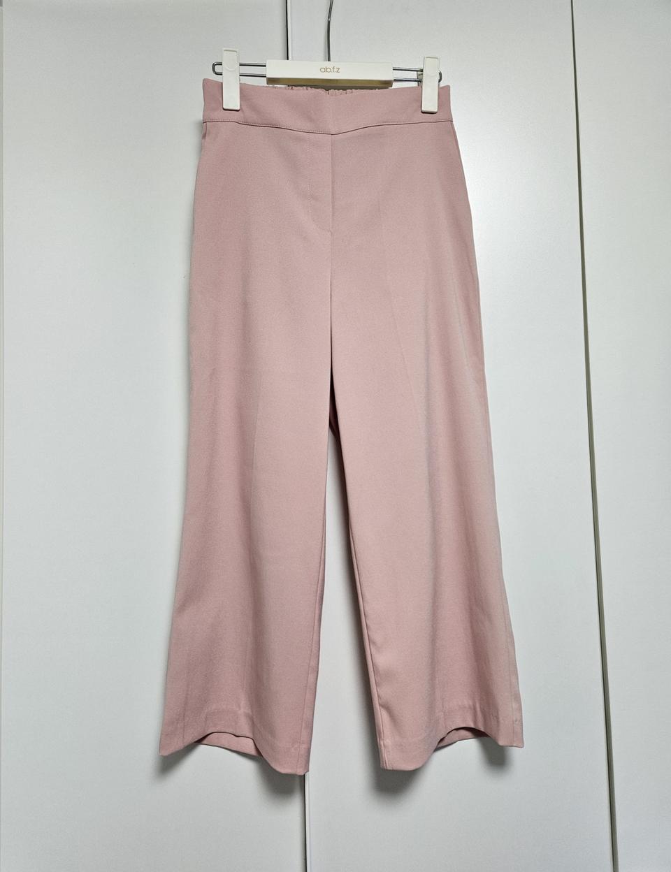 (새상품) 매그제이 연핑크 바지 (프리사이즈)