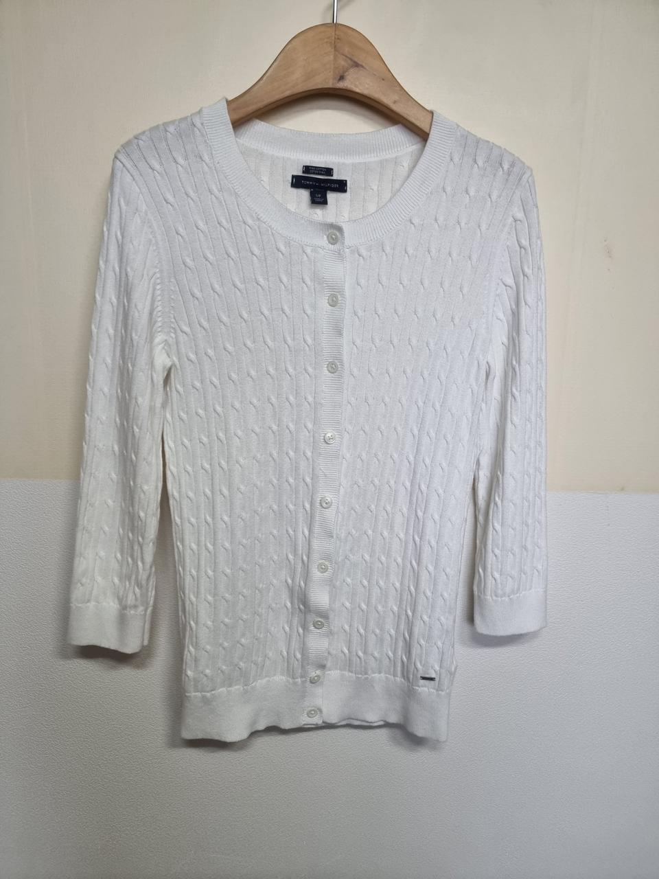 * 타미힐피거 칠부 가디건 S 사이즈