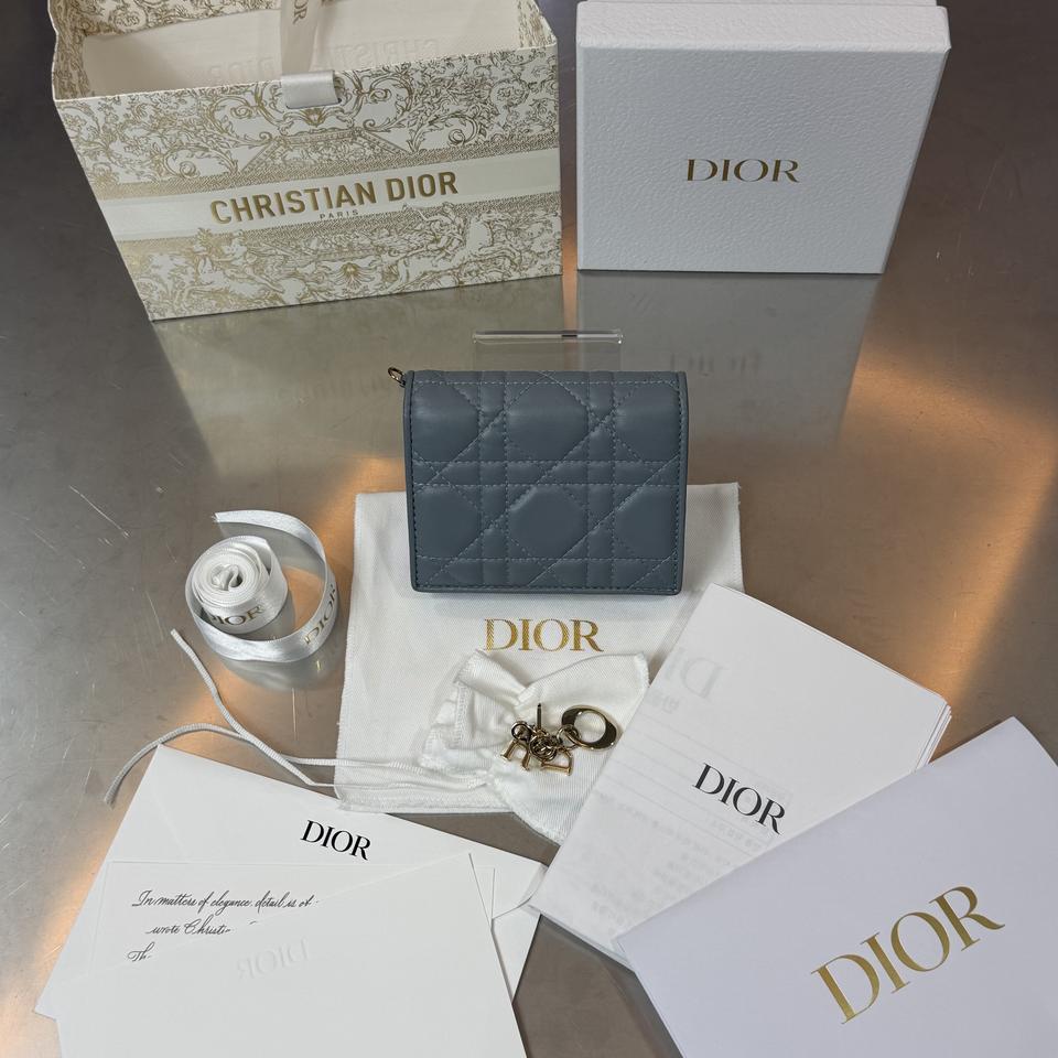[OS]디올 레이디 디올 까나쥬 미니 반지갑