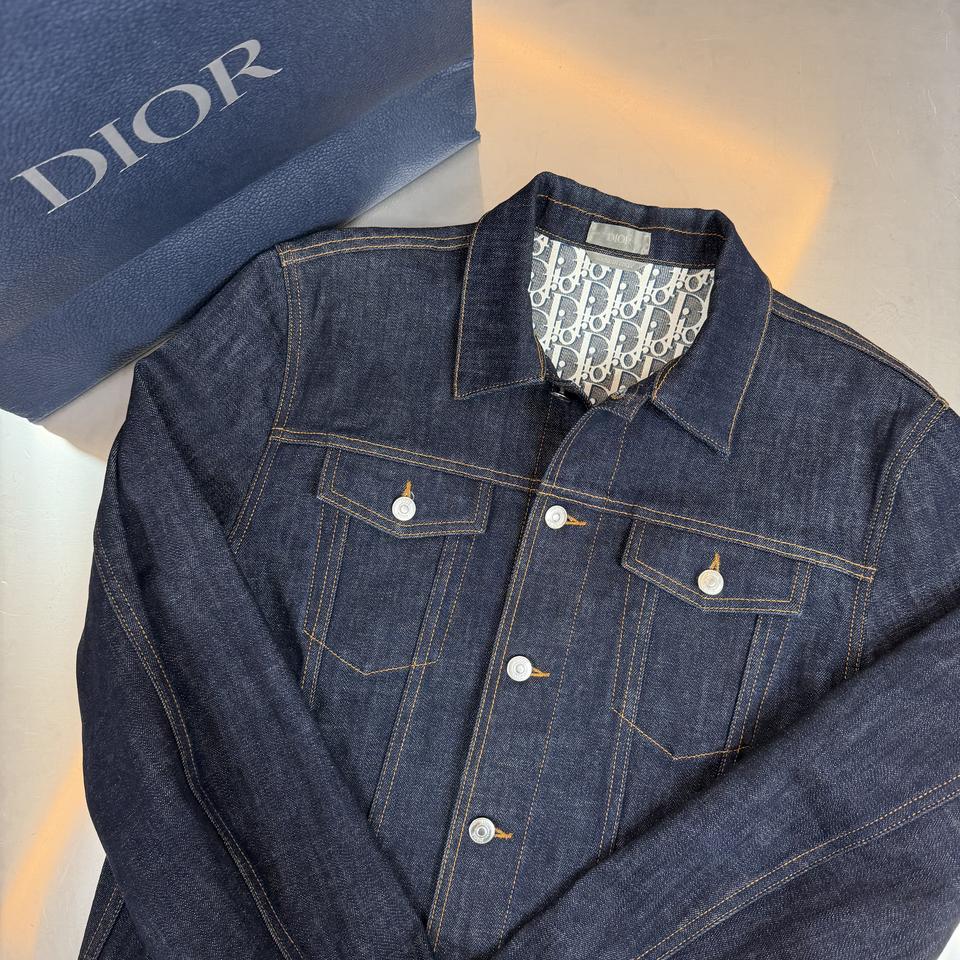 [50]디올 오블리크 자카드 데님 자켓