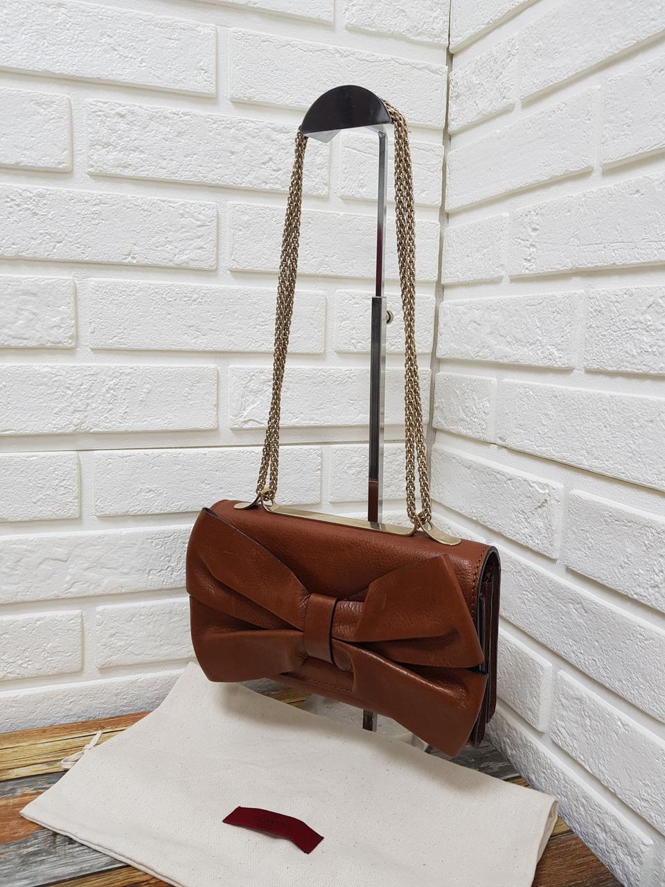 [정품] 발렌티노 리본 장식 체인백