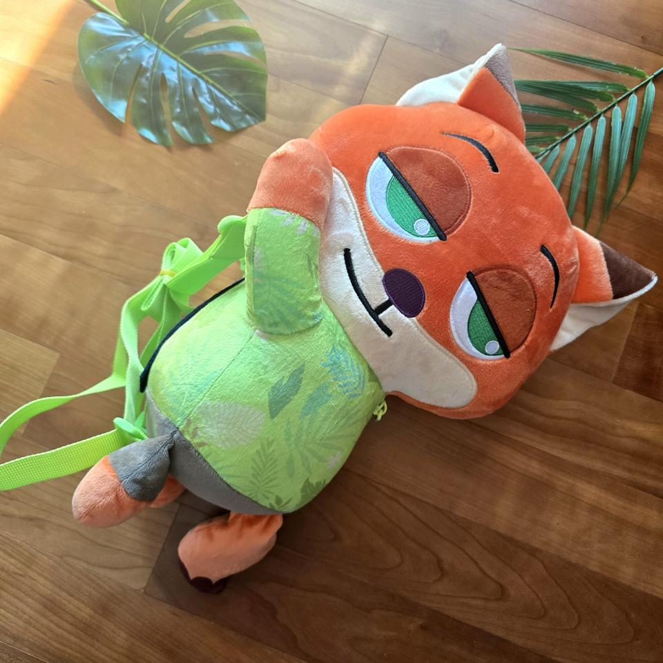 (새상품) 주토피아 닉 인형 백팩 가방