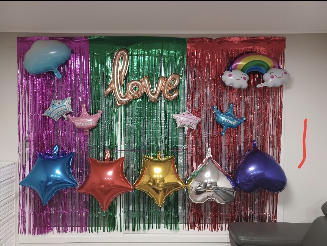 송년회  돌잔치 홈파티 생일파티 풍선세트 미사용