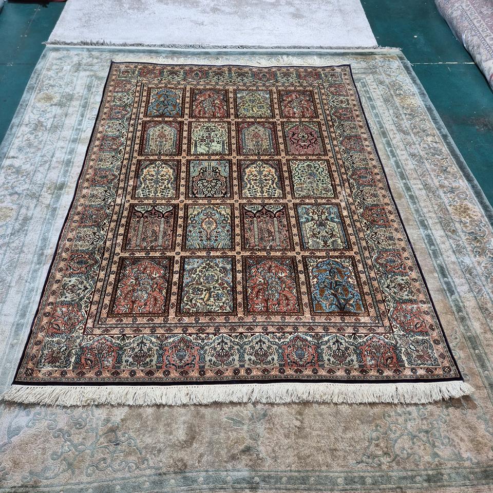 인도 핸드메이드 대형 실크 카페트 - IN199 -