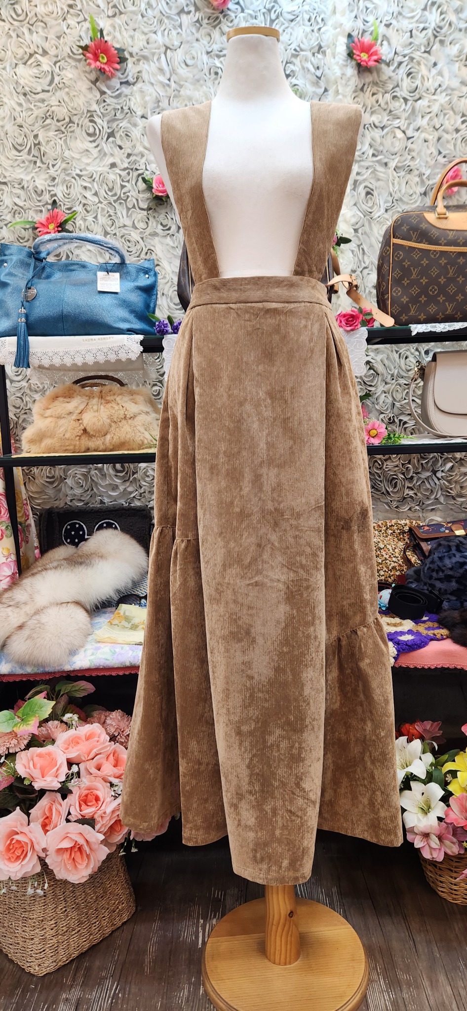 ROSE BUD 코듀로이 맬빵 맥시 롱스커트 (55)