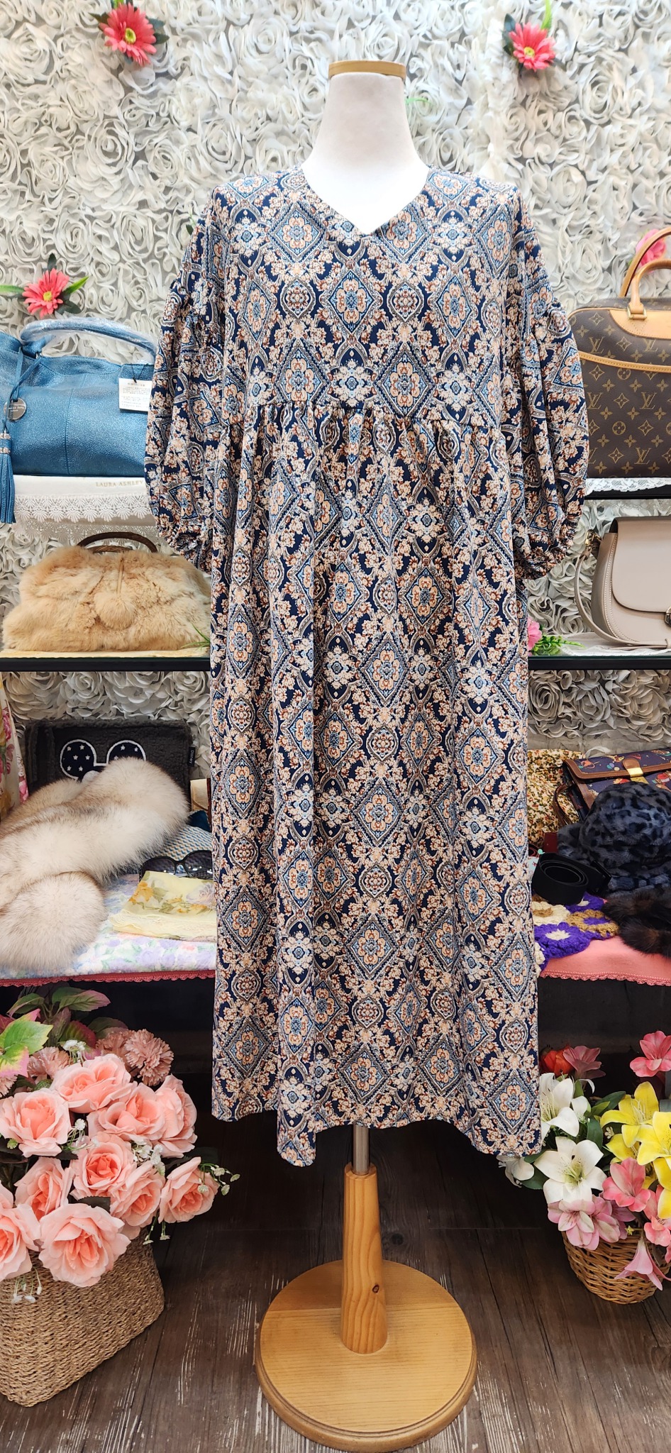 MENLO 에스닉 롱원피스 (55 66 77)