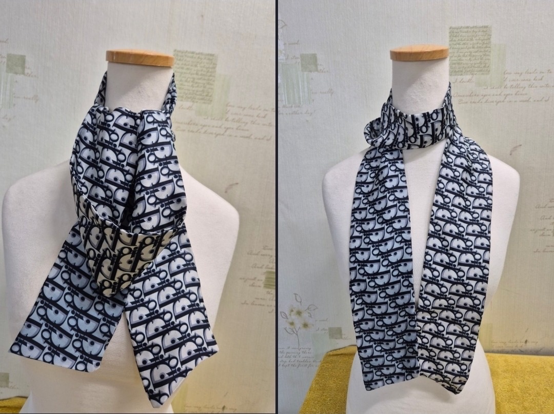 디올 오블리크 트윌리 스카프