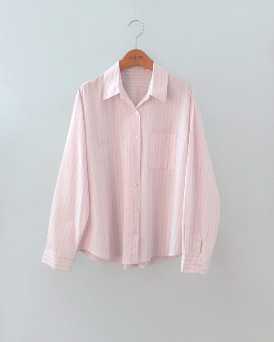 쇼핑몰 제작 핑크색 셔츠