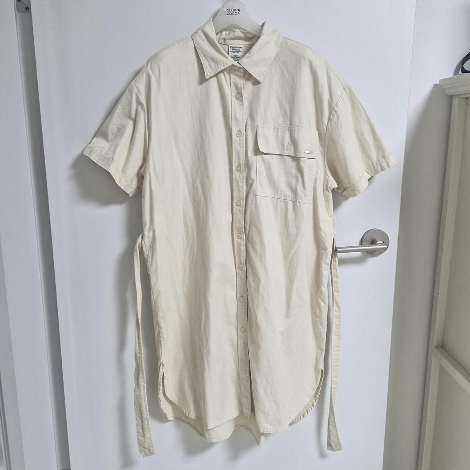 (프리)후아유  박스형 빅포켓 롱원피스