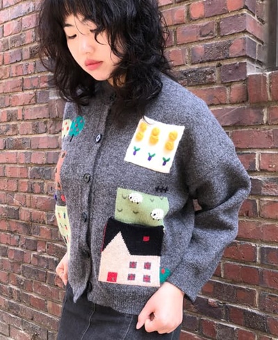 새) 레코브 목장 가디건