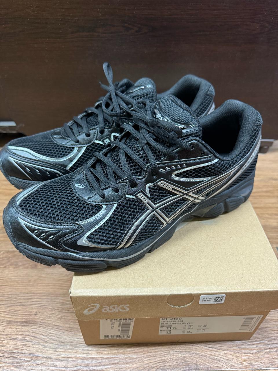 아식스 GT-2160 블랙 퓨어실버 290