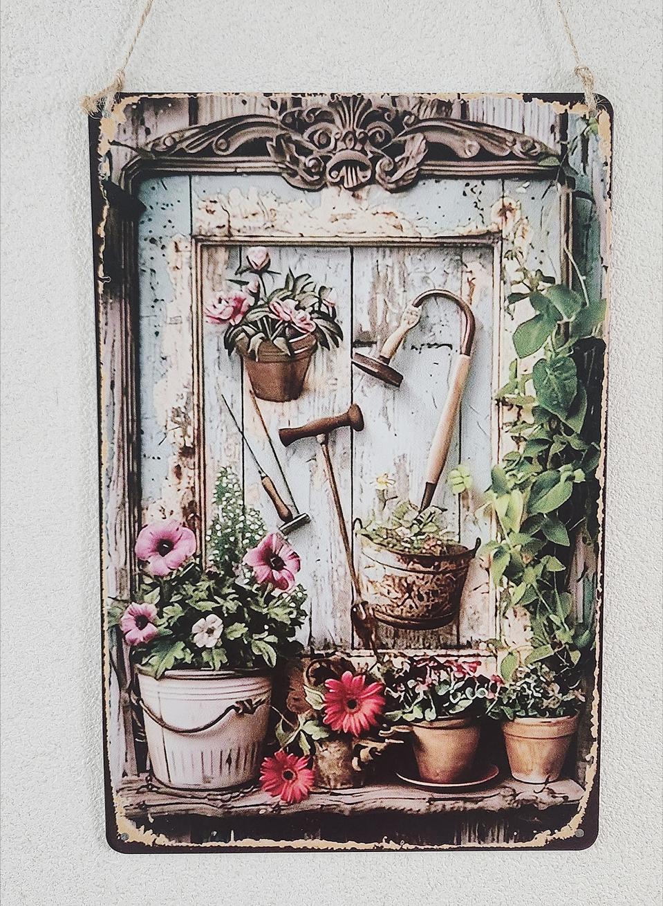 새상품)빈티지 철제 그림액자