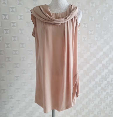 SJSJ/언바란스볼륨 롱블라우스/실크/66