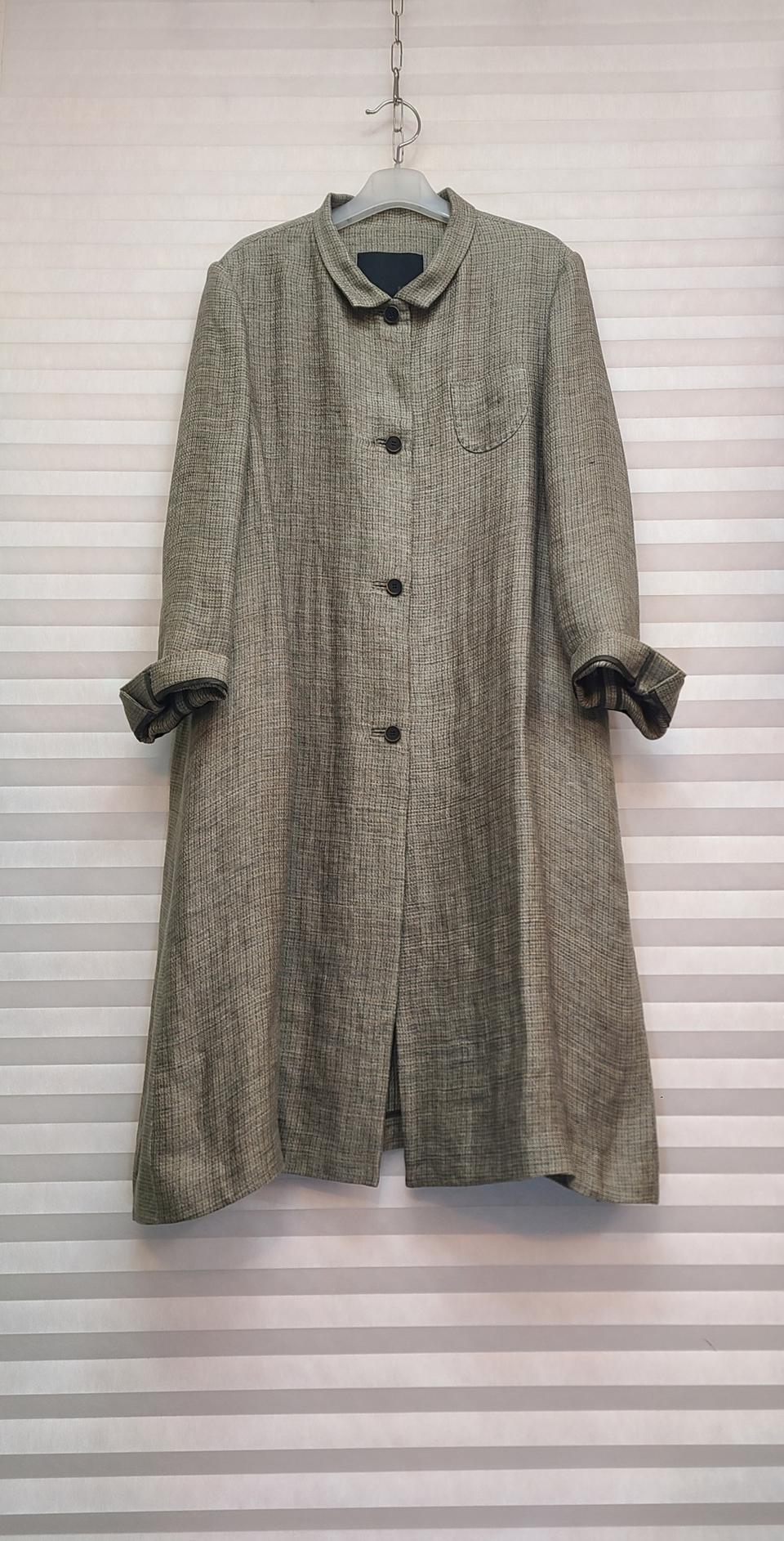 베르띠> 린넨100 롱자켓