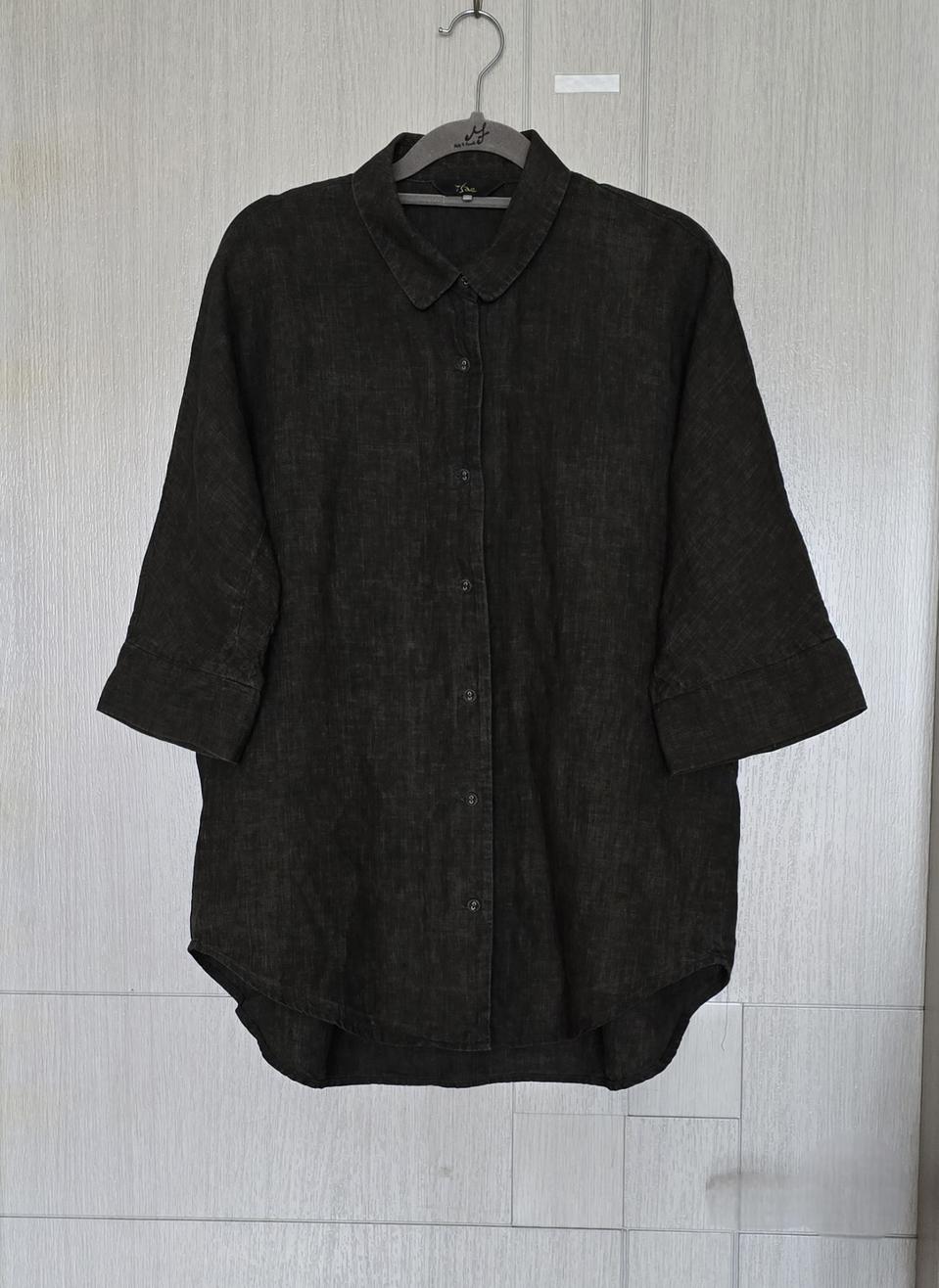 66~77/iSae 이새 린넨 셔츠형 자켓/블라우스