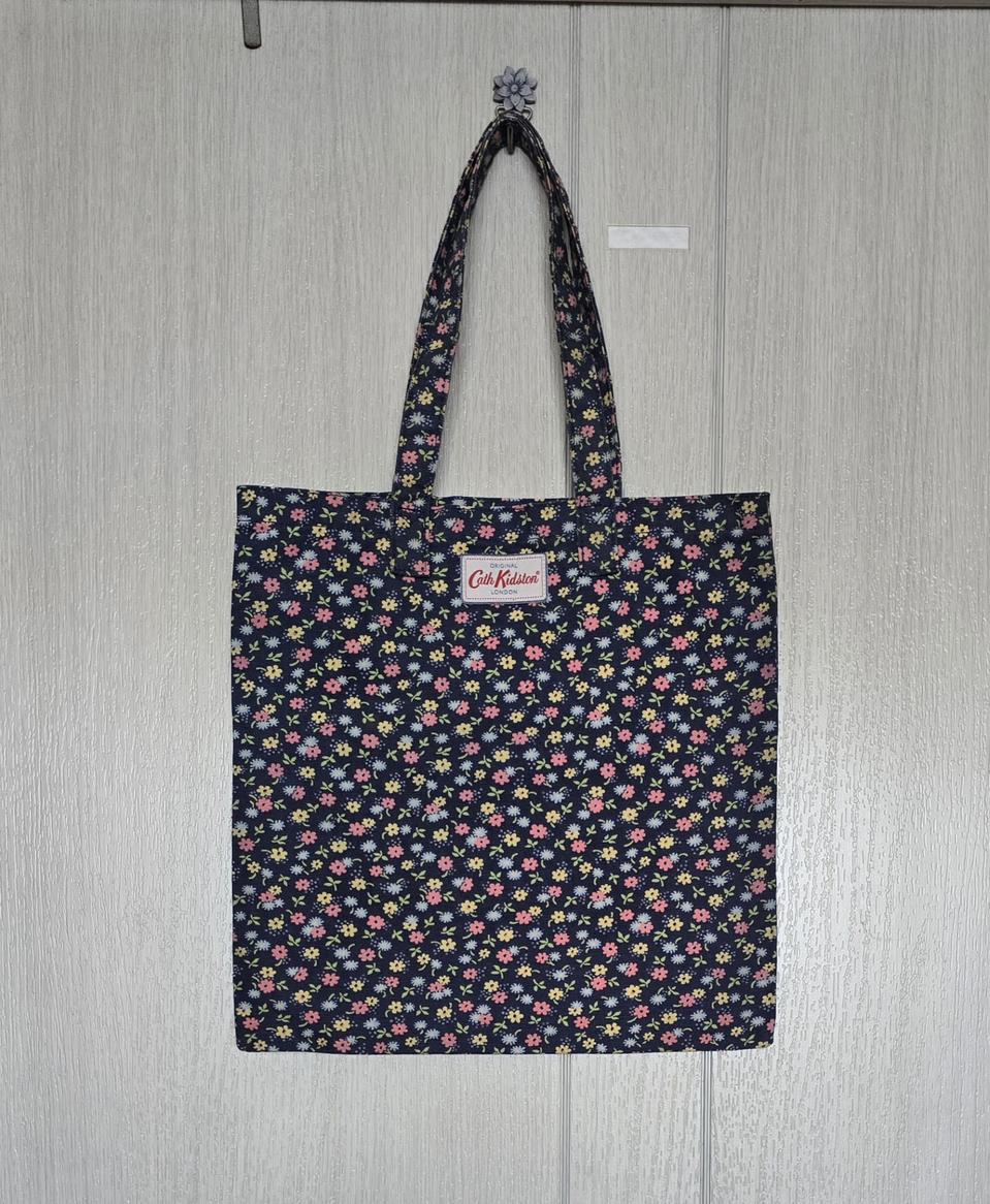 봄날에/캐스키드슨 플라워 면 가방
