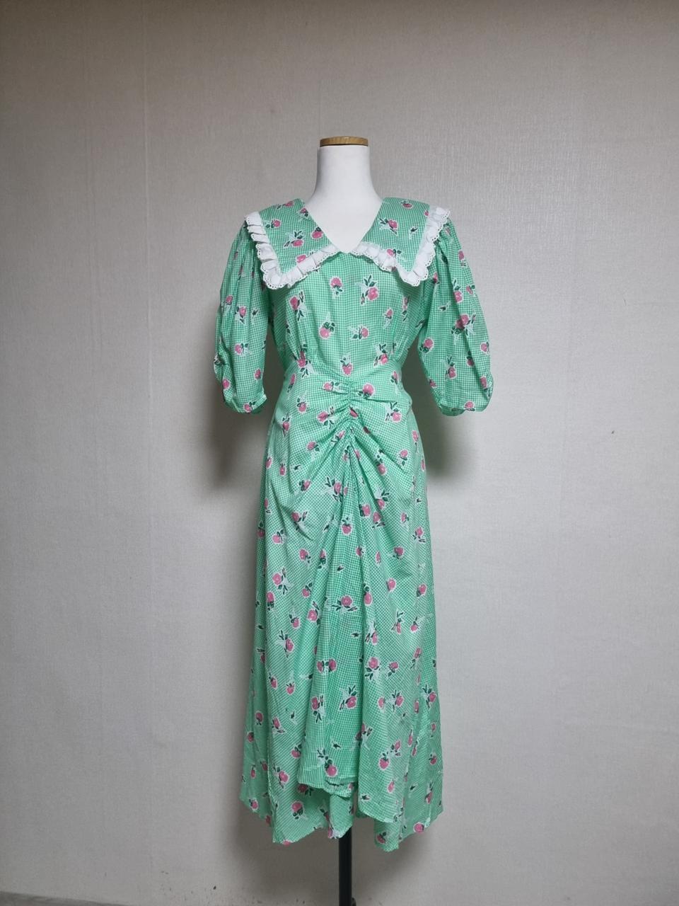 L303 빅카라롱 원피스