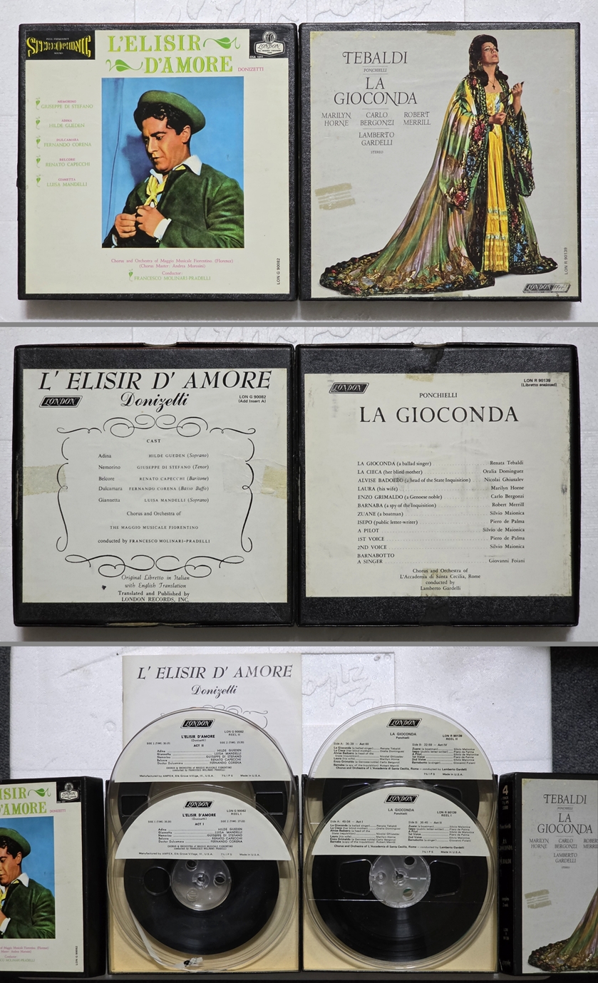 런던 오페라 고속반 / 컬럼비아 클래식 3종 릴테이프