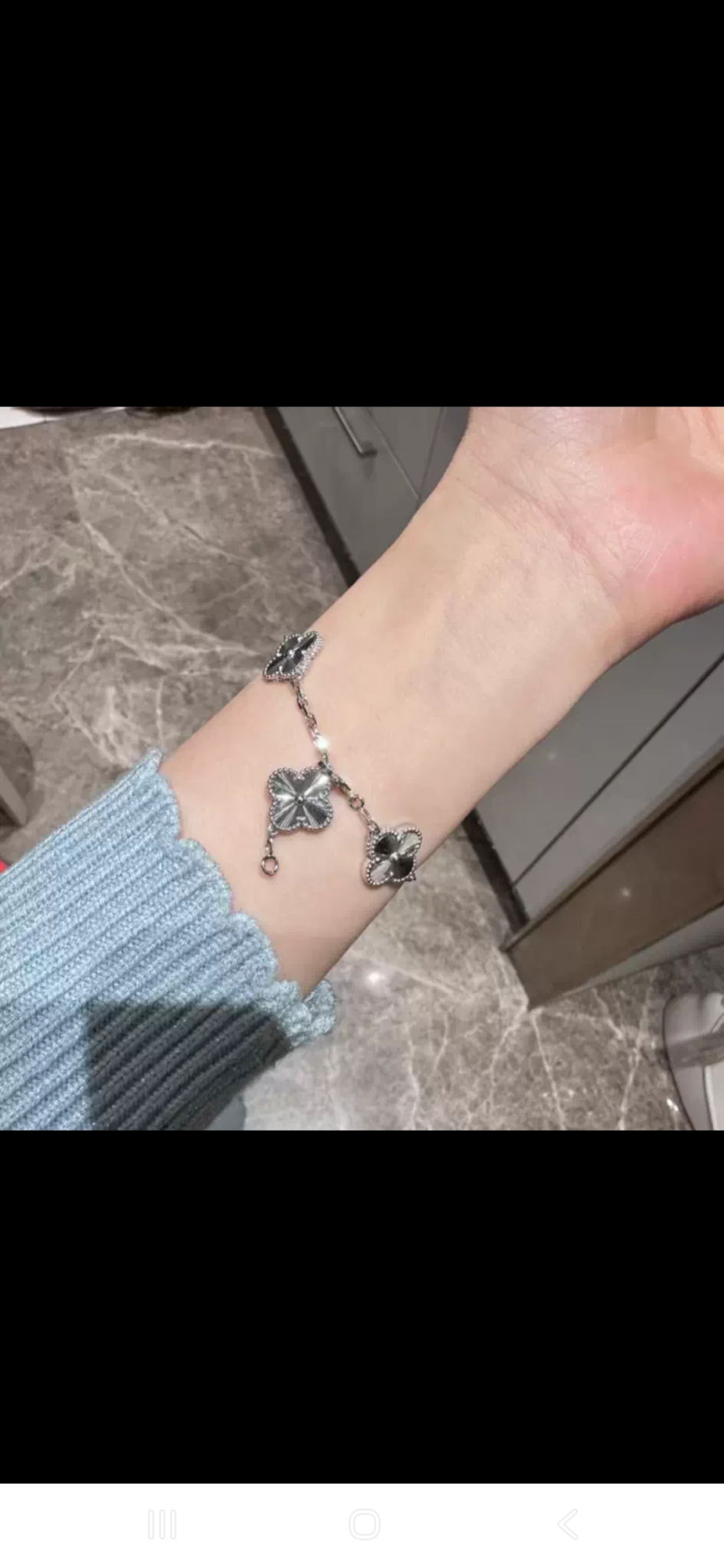 반클리프 5모티브 팔찌