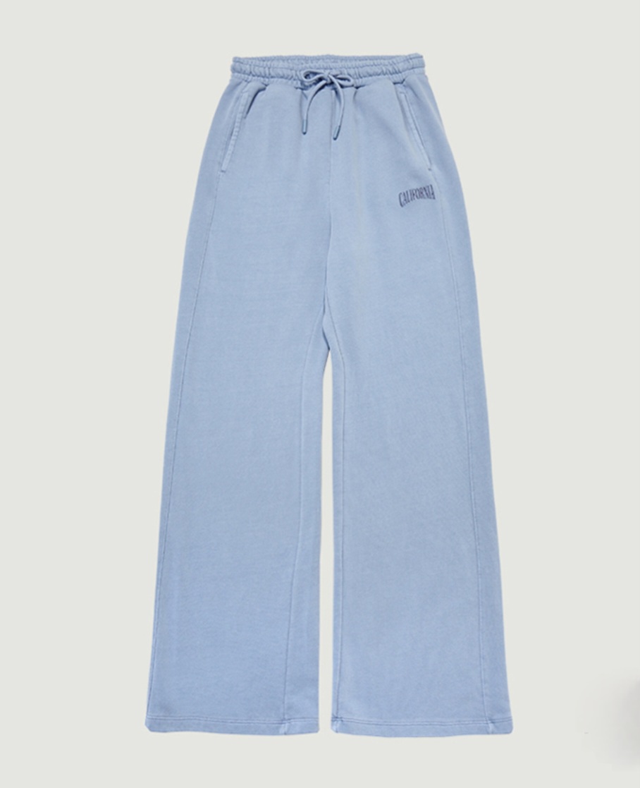 새상품(100% 미사용) 여성 피그먼트 와이드 트레이닝팬츠 S사이즈