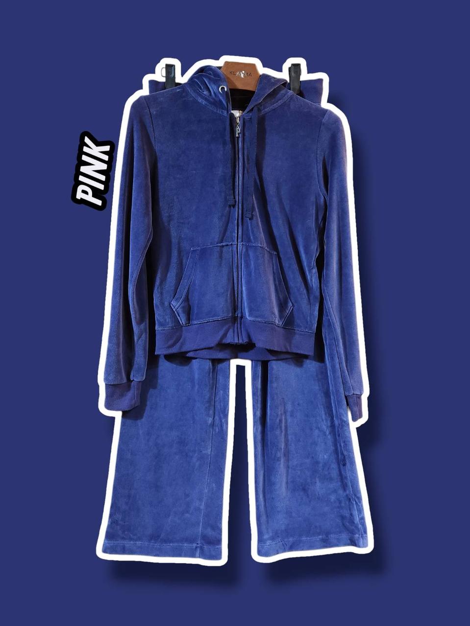 F/ NYLON PINK 핑크 벨벳 트레이닝 세트 /0330