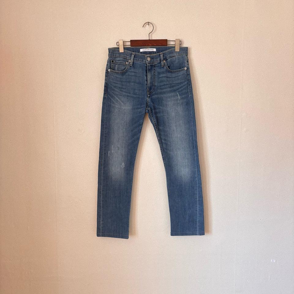 캘빈클라인 슬림 26 청바지 스판 데님 실루엣