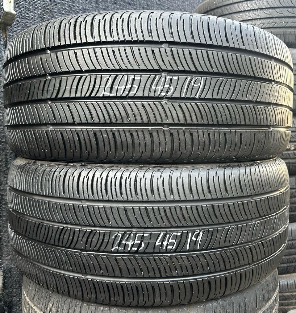 245 45 19콘티넨탈중고타이어2개2454519