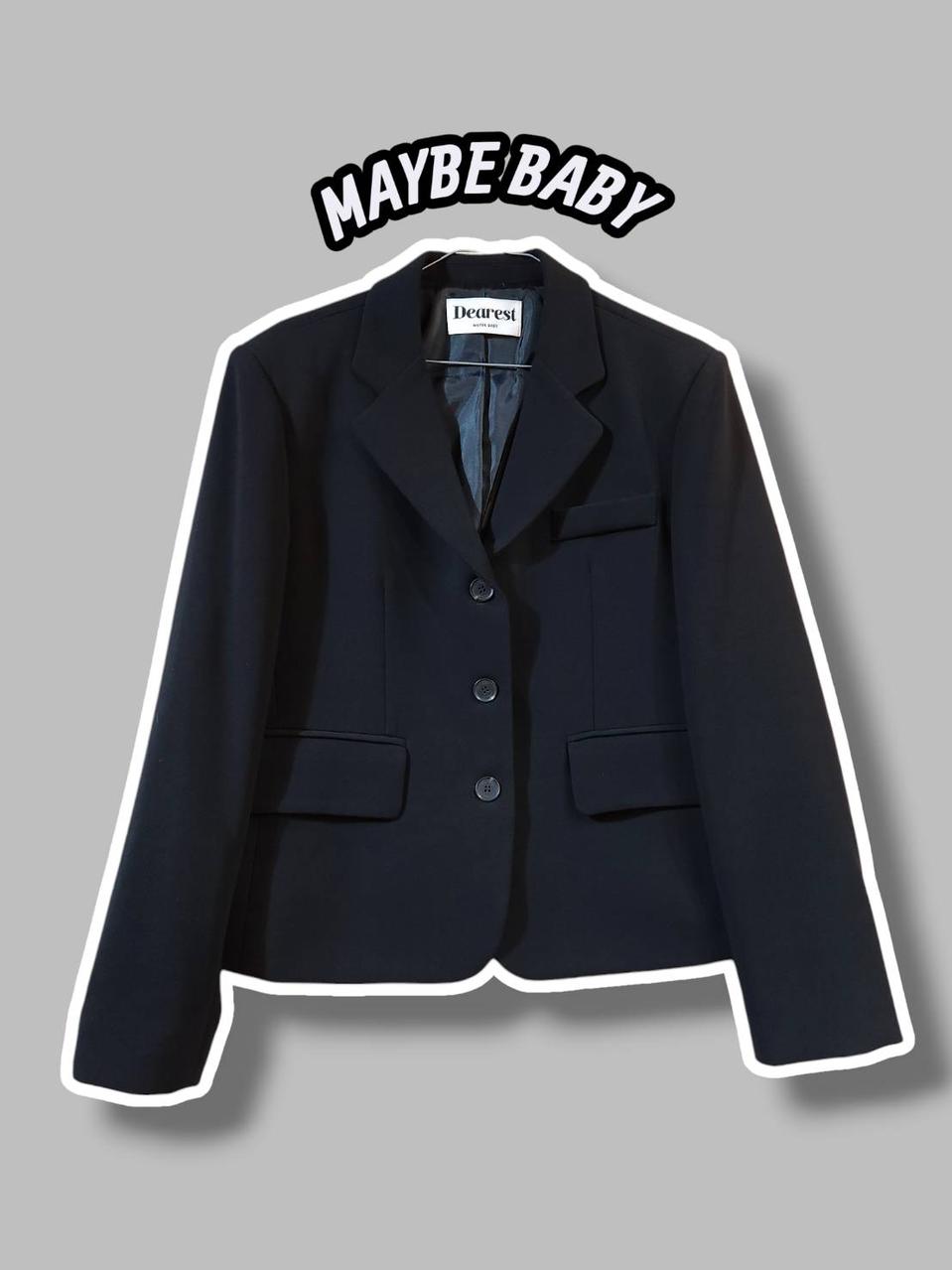 F/ 메이비베이비 PALMA 자켓 블랙 /0330