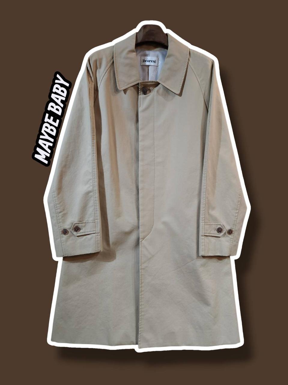 F/ 메이비베이비 트렌치코트 베이지 /0330