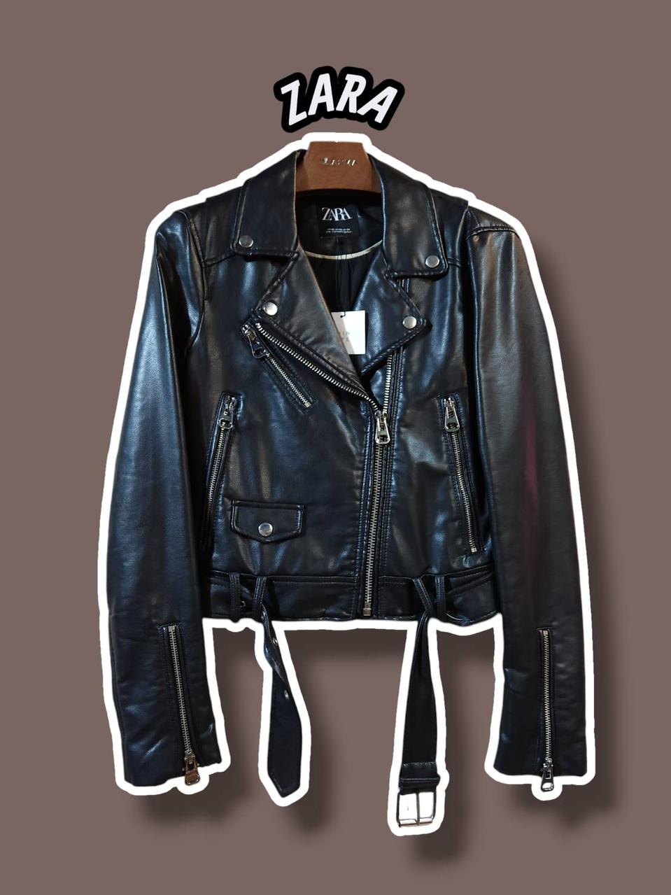 XS/ 자라 페이크 레더 라이더 자켓 새상품 /0330