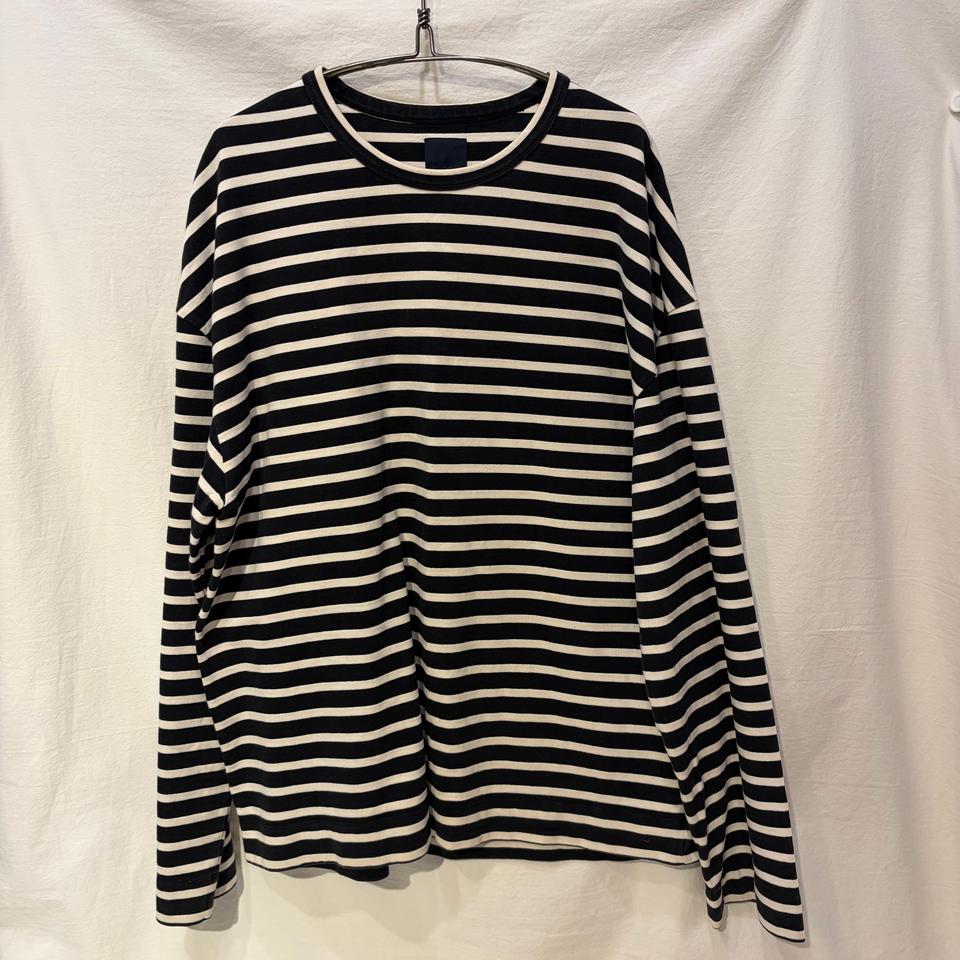 juun.j 준지 긴팔 스트라이프 티셔츠