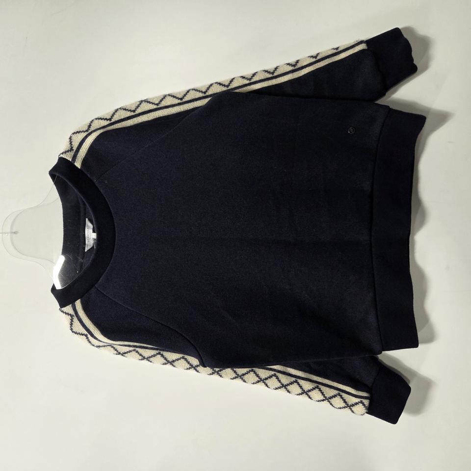 빈폴 스포츠 네이비 소매 포인트 니트 95 26033013