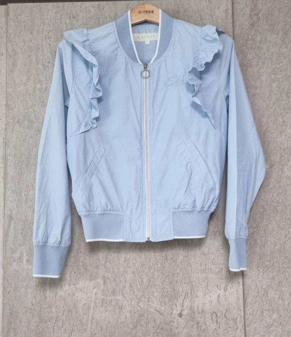 55)에고이스트 프릴 집업 자켓