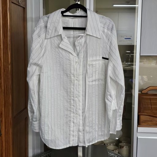 25년 {신상/정품]시스템 스트라이프 셔츠