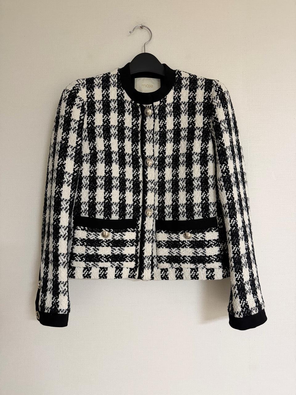 마쥬 트위드 자켓